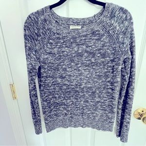Lou & Grey Sweater, Color Grey and White, Size Medium